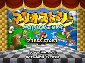 Mario Story (Japan) screen shot title